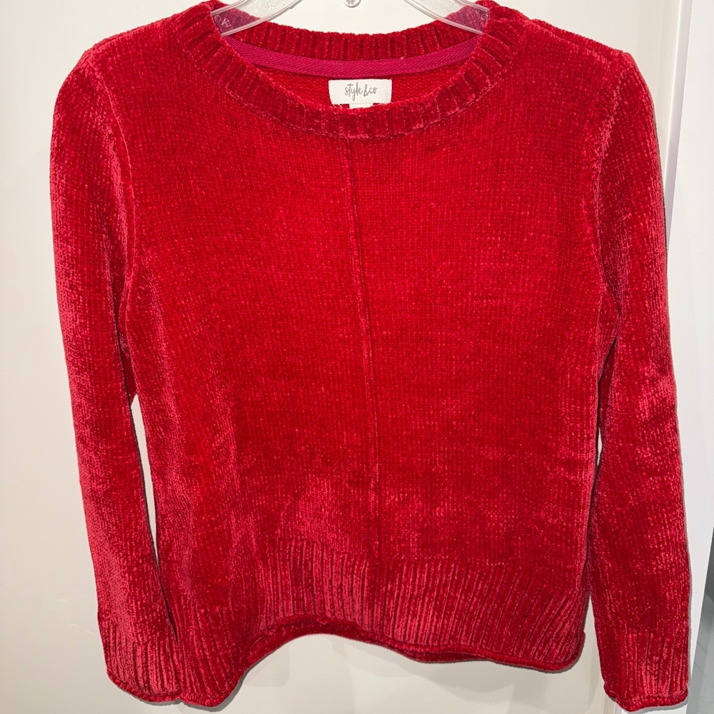 Style & Co Petite Crewneck Sweater